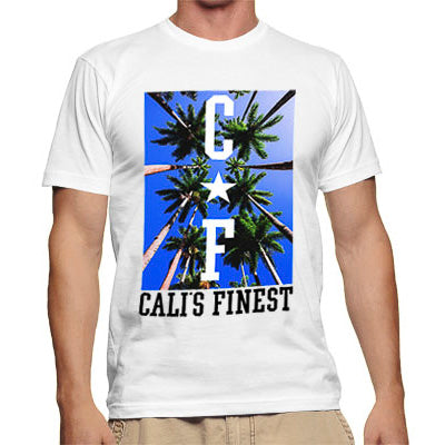 PALM TREES White Mens T-Shirt