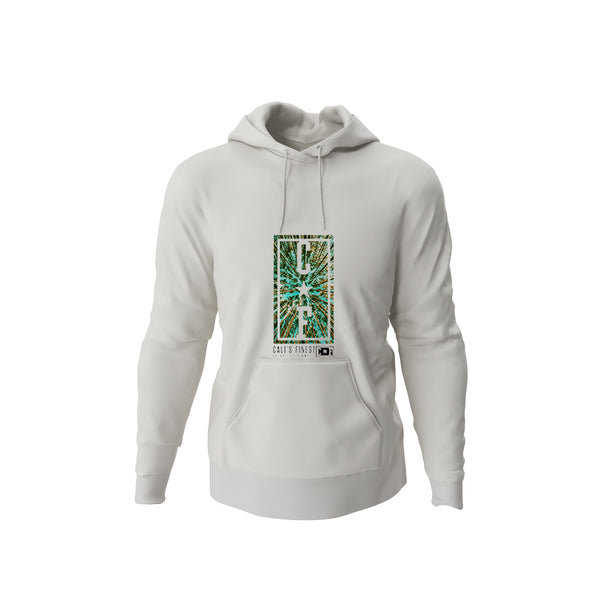Cali's Finest Athletic  White C*F Hoodie