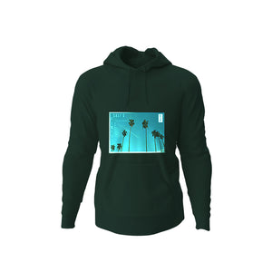 Cali's Finest Green Hoodie for Mens