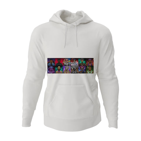 The jungle Posse White Hoodie for Mens