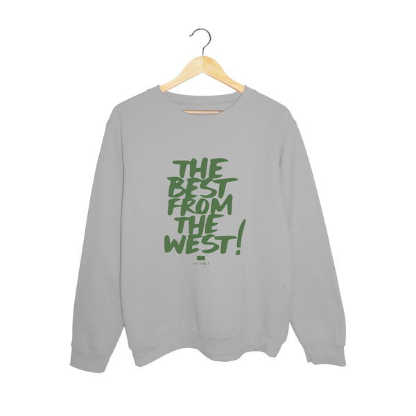Cali's Finest Green Best From the West Crewneck