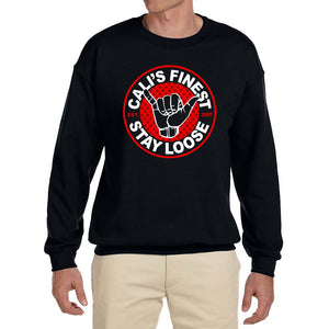 Stay Loose - Mens Sweatshirt- Black